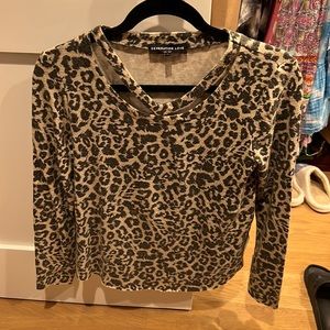 generation love cheetah top cutout Xs